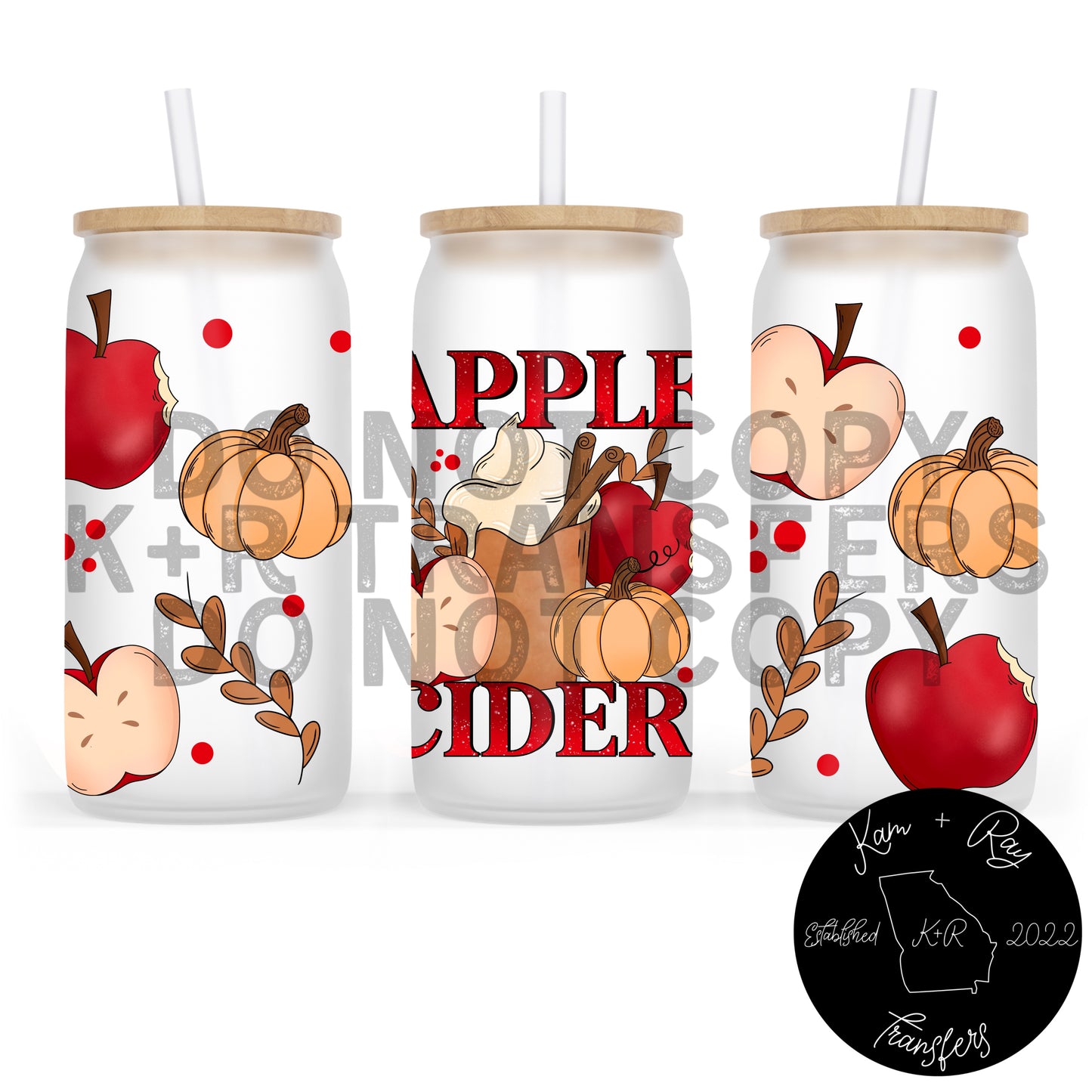 Apple Cider *16 oz UVDTF Wrap*