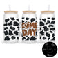 Cow Print Football Game Day *16 oz UVDTF Wrap*