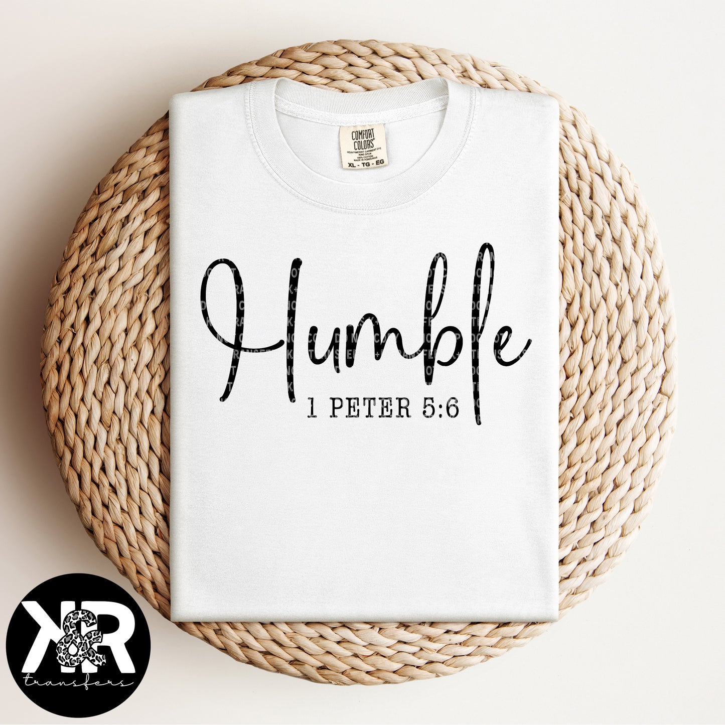 Humble (Black Ink) *RTS - Screen Print Transfer*